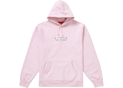 Supreme Bandana Box Logo Hooded Sweatshirt Pink - apparel view 2