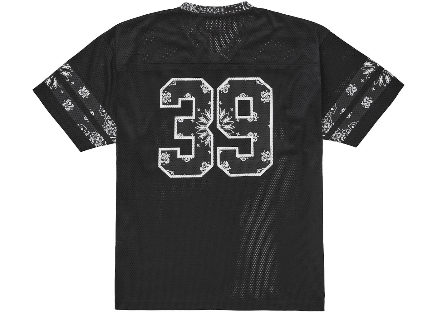 Supreme Bandana Football Jersey Black - vue secondaire A