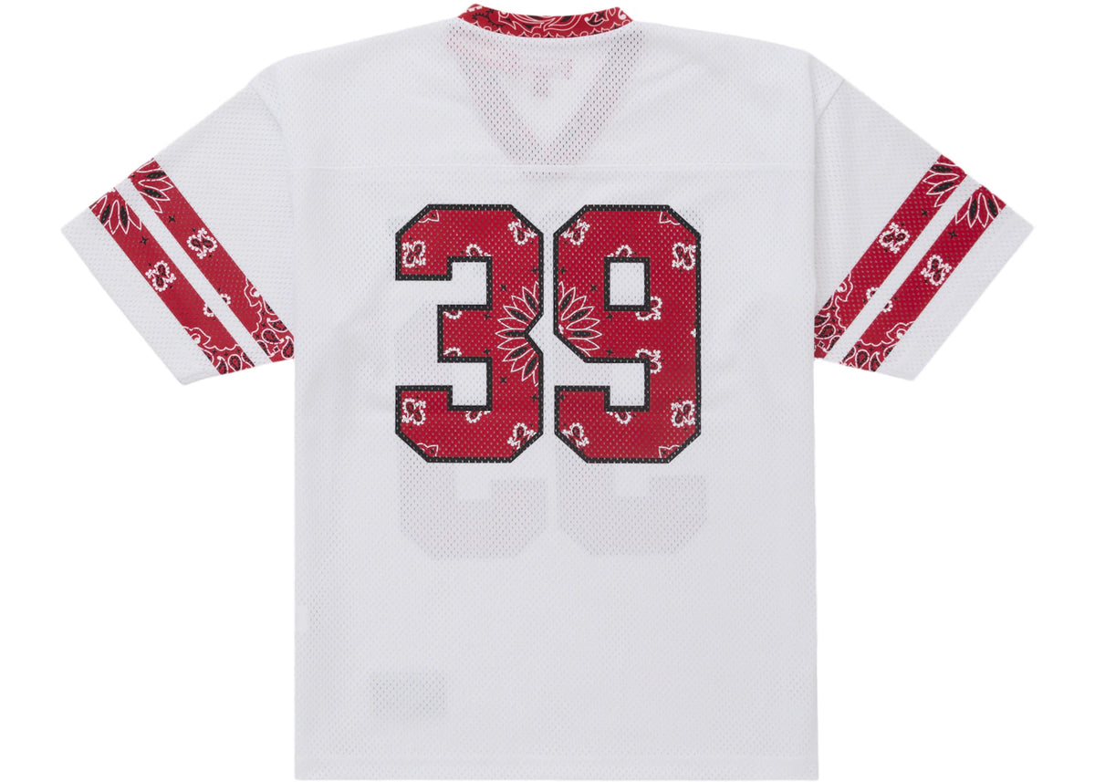 Supreme Bandana Football Jersey White - vue secondaire A