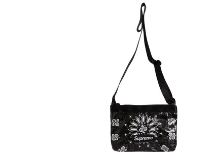 Supreme Bandana Tarp Side Bag Black - product view 2
