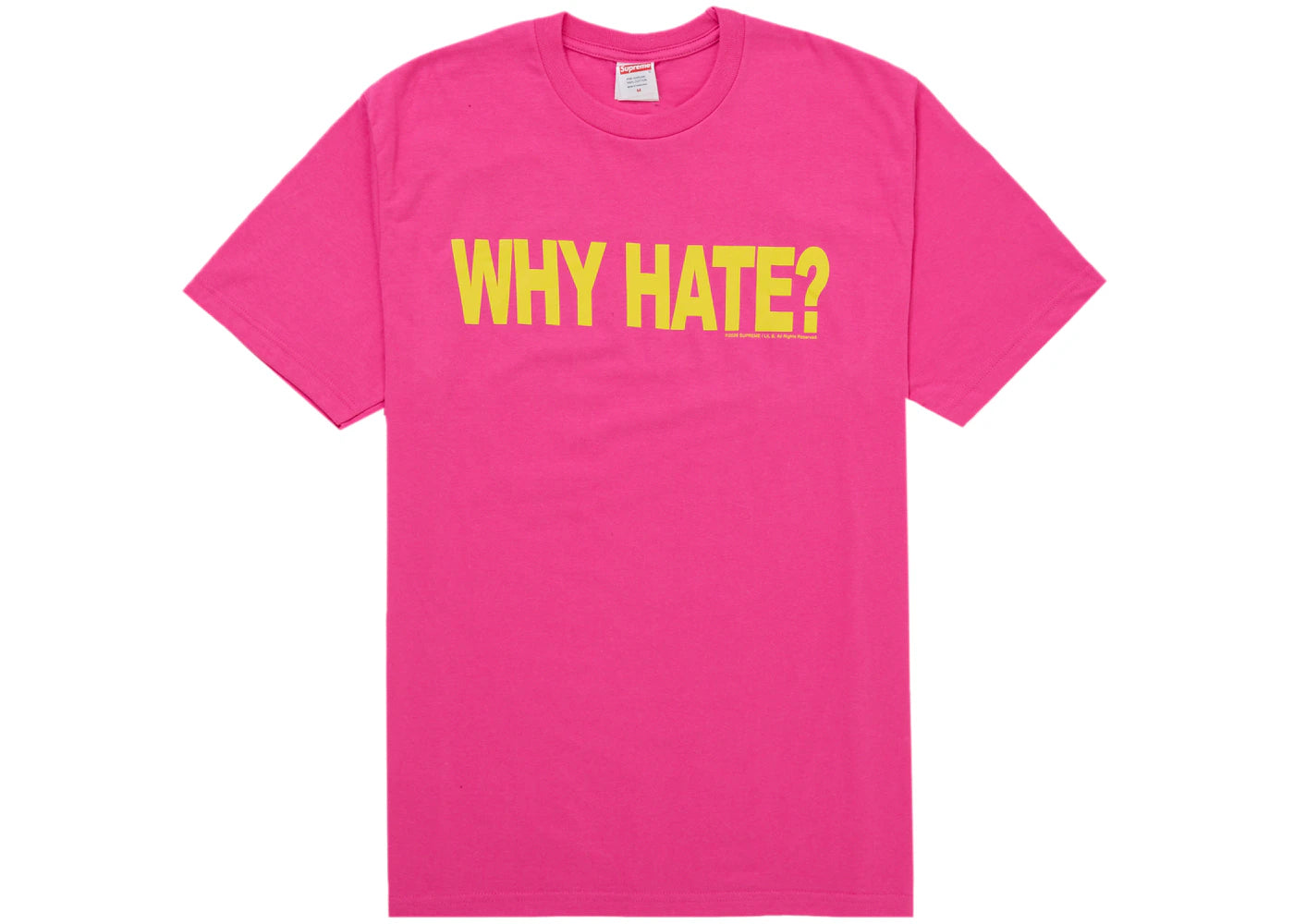 Supreme Based Tee Fuchsia - vue 360