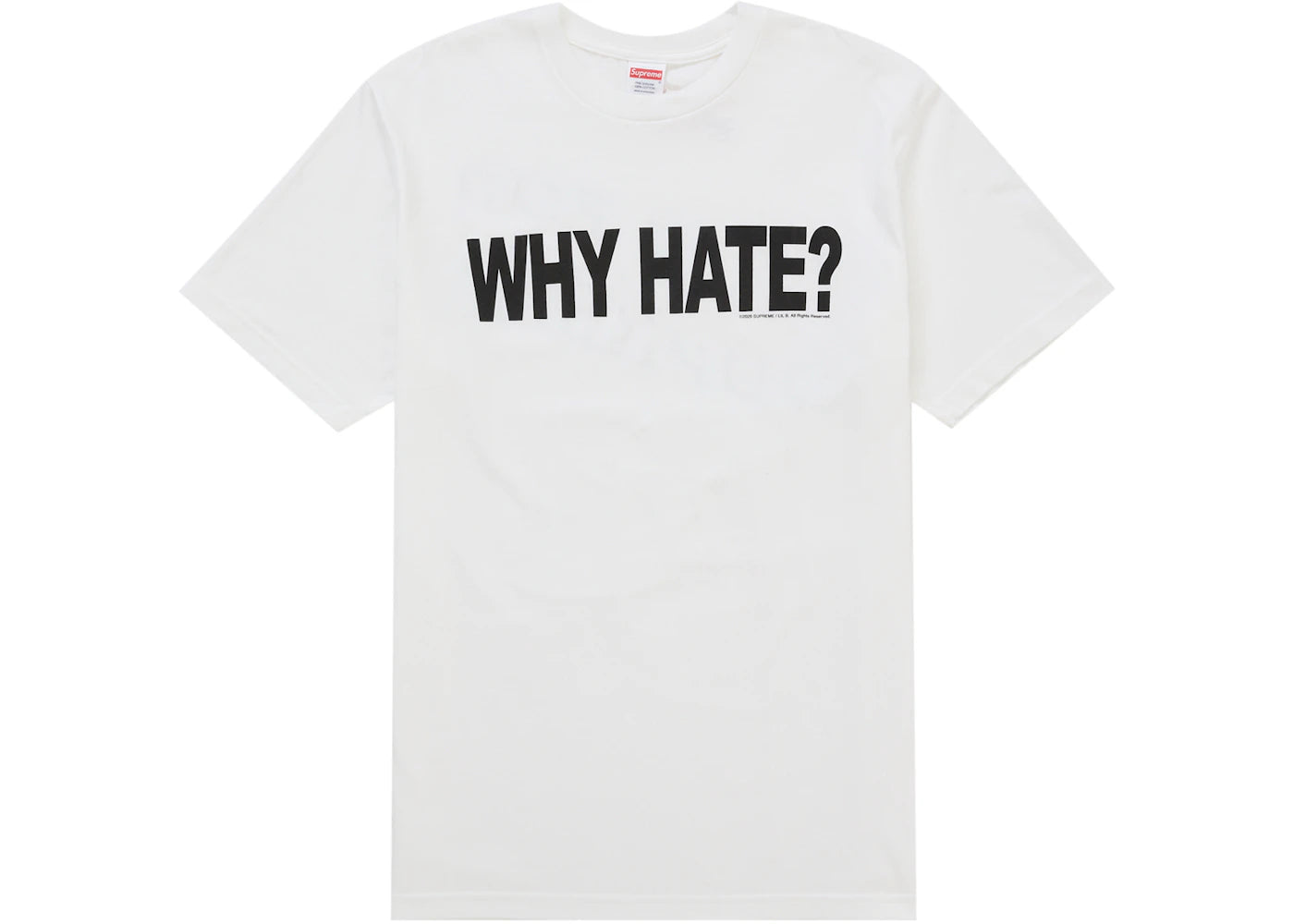 Supreme Based Tee White - vue 360