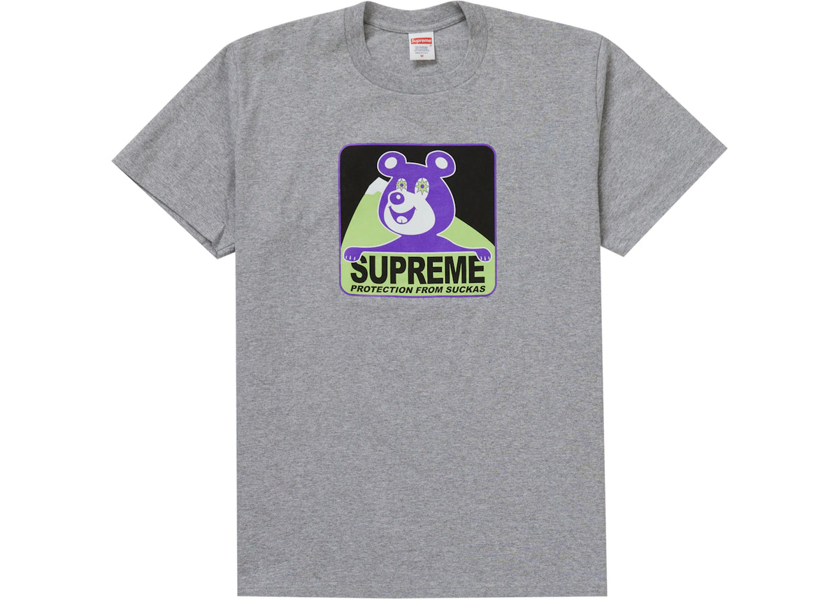 Supreme Bear Tee Heather Grey - vue secondaire A