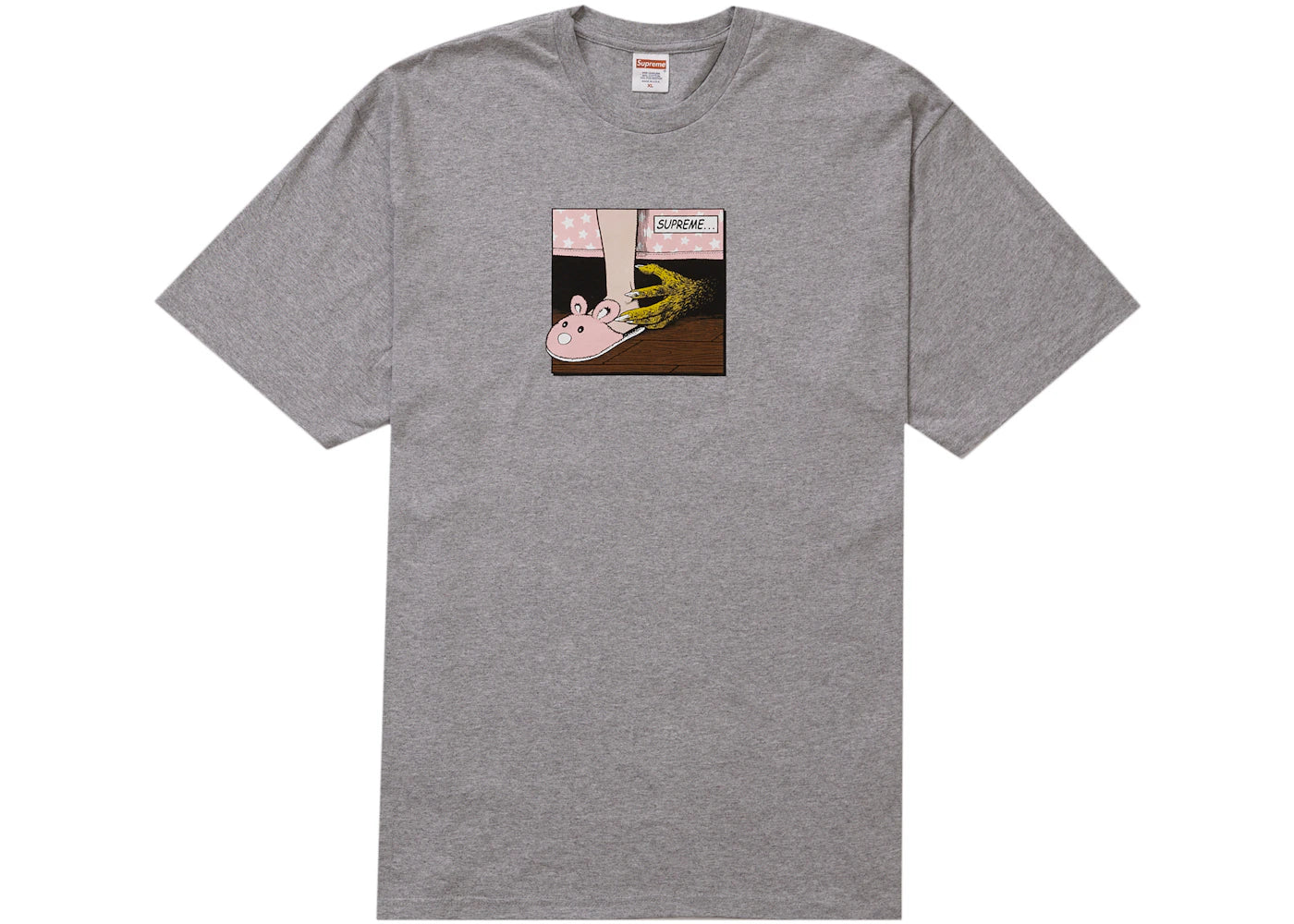Supreme Bed Tee Heather Grey - vue 360