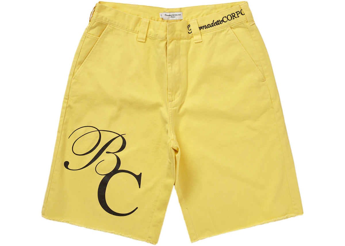 Supreme Bernadette Corporation Work Short Yellow - vue secondaire A
