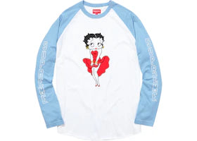 Supreme Betty Boop Raglan Light Blue