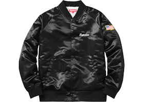 Supreme Betty Boop Satin Club Jacket Black