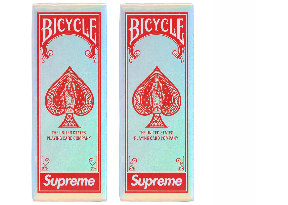 Supreme Bicycle Holographic Slice Cards (Set of 2) Holographic - vue secondaire A