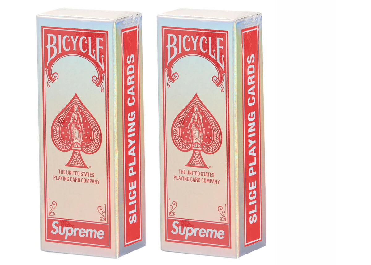 Supreme Bicycle Holographic Slice Cards (Set of 2) Holographic - vue 360