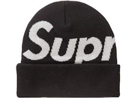 Supreme Big Logo Beanie (FW23) Black