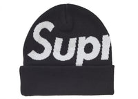 Supreme Big Logo Beanie (FW24) Schwarz