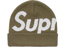 Supreme Big Logo Beanie (FW24) Olive