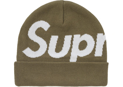 Supreme Big Logo Beanie (FW24) Olive - product view 2