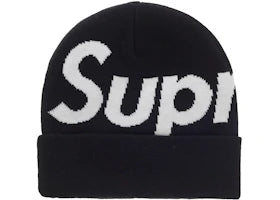 Supreme Big Logo Beanie (FW25) Black