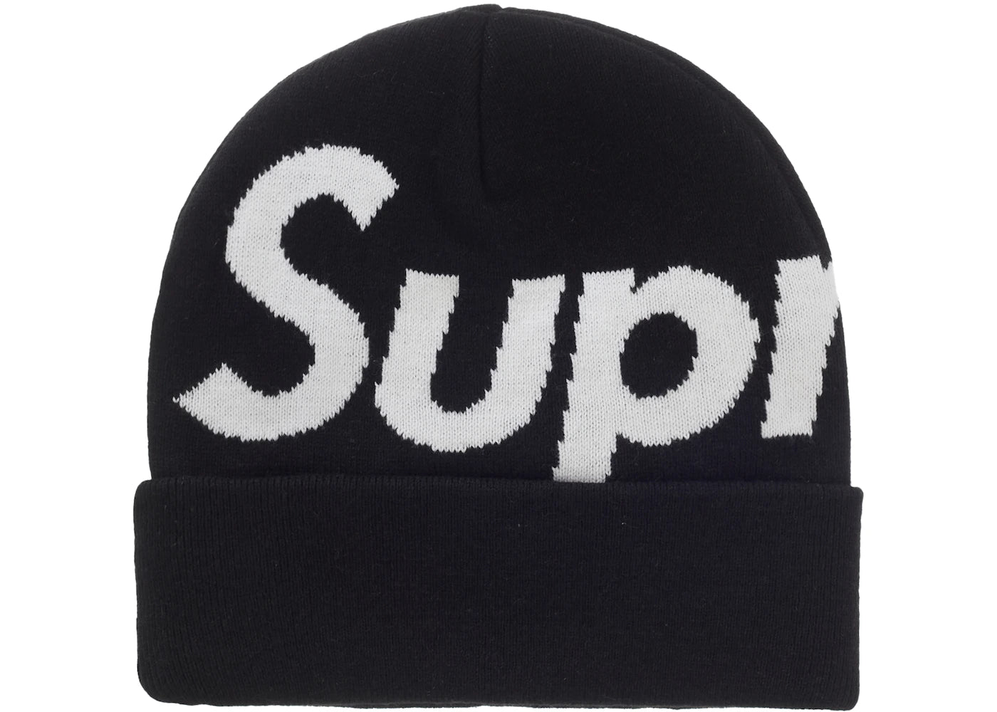 Supreme Big Logo Beanie (FW25) Black - vue secondaire A