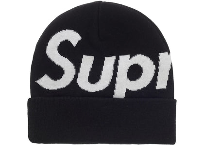 Supreme Big Logo Beanie (FW25) Black - product view 2