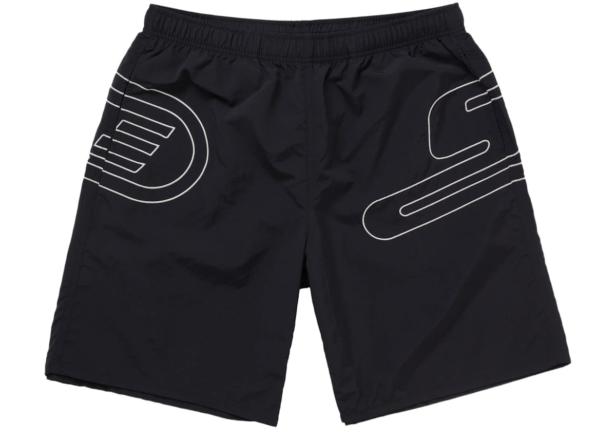 Supreme Big Logo Nylon Short Black - vue 360