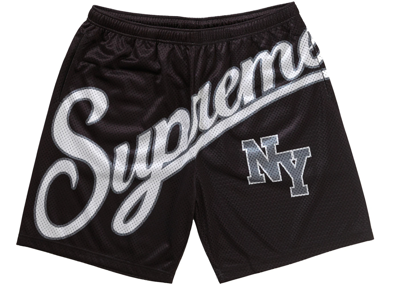 Supreme Big Script Mesh Short Black - vue 360
