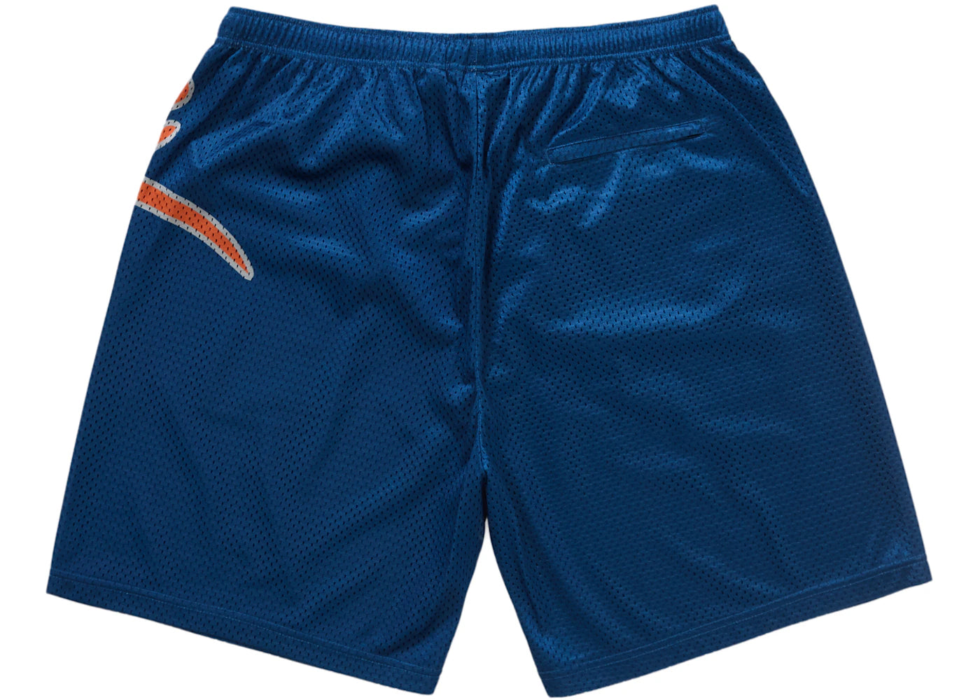 Supreme Big Script Mesh Short Blue - vue secondaire A