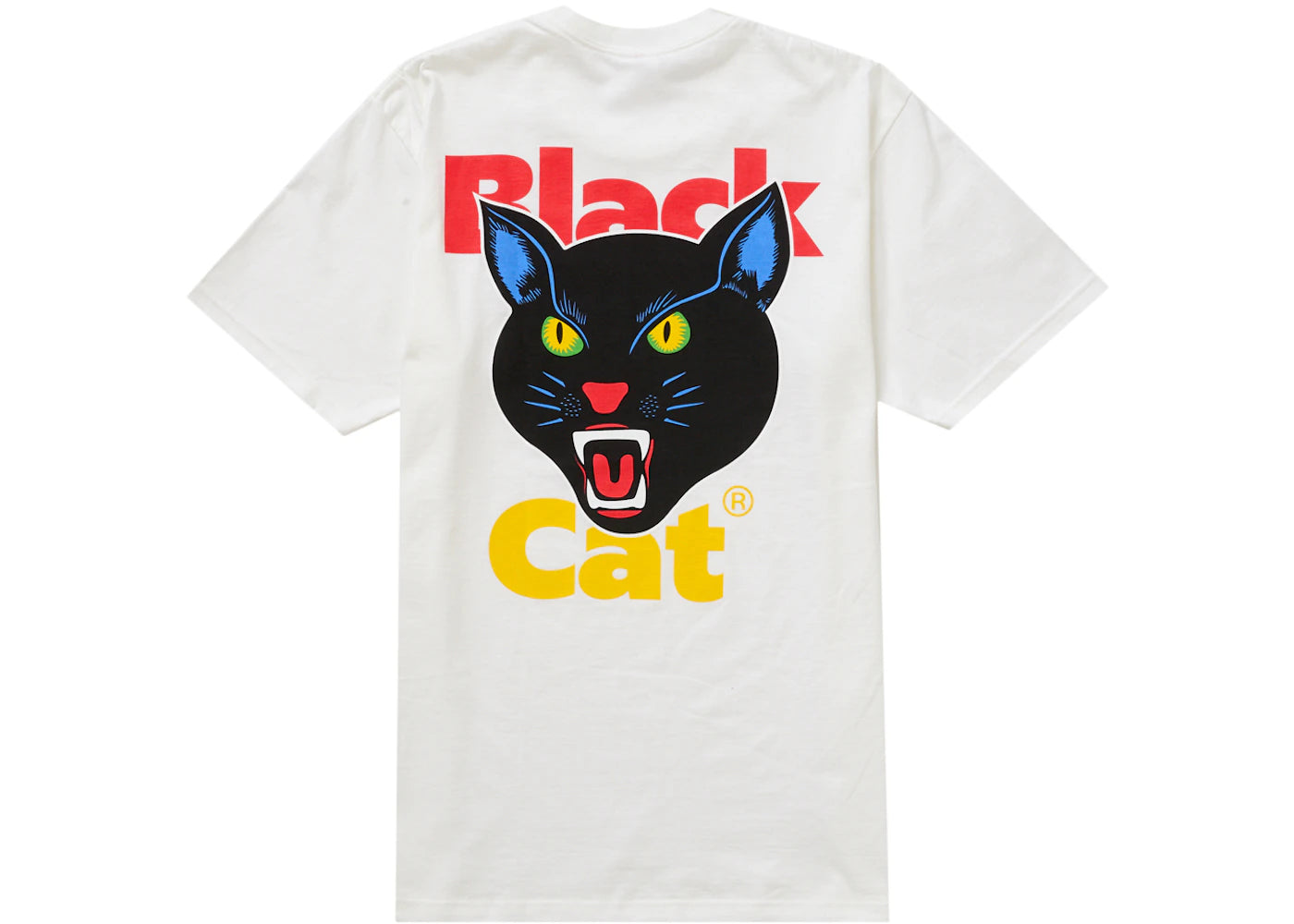 Supreme Black Cat Tee (SS24) White - vue 360
