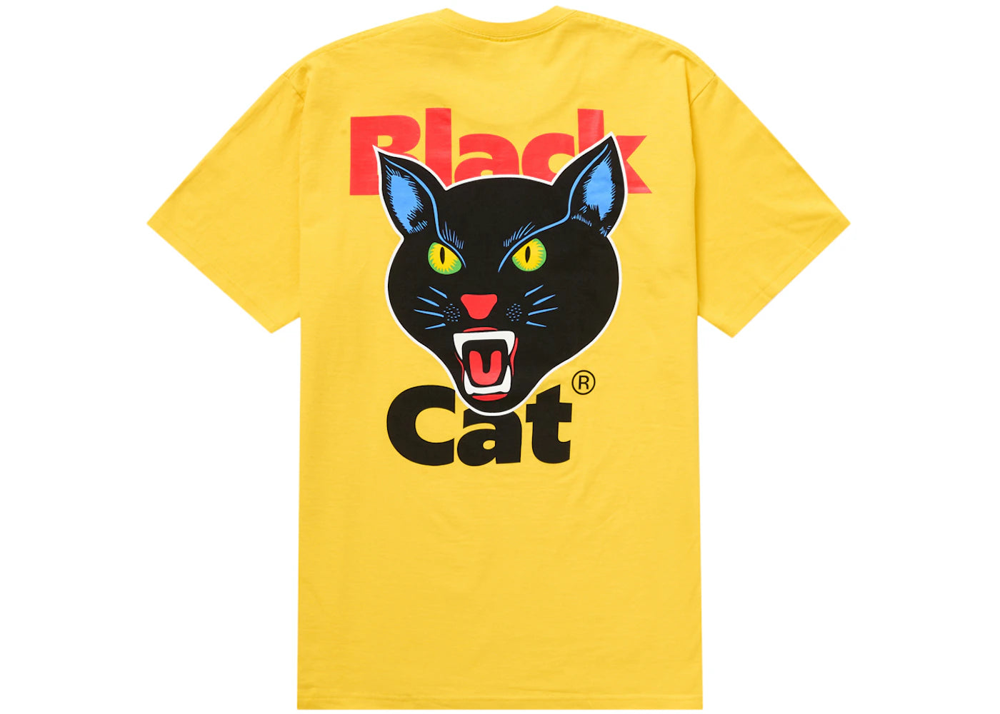 Supreme Black Cat Tee (SS24) Yellow - vue secondaire A