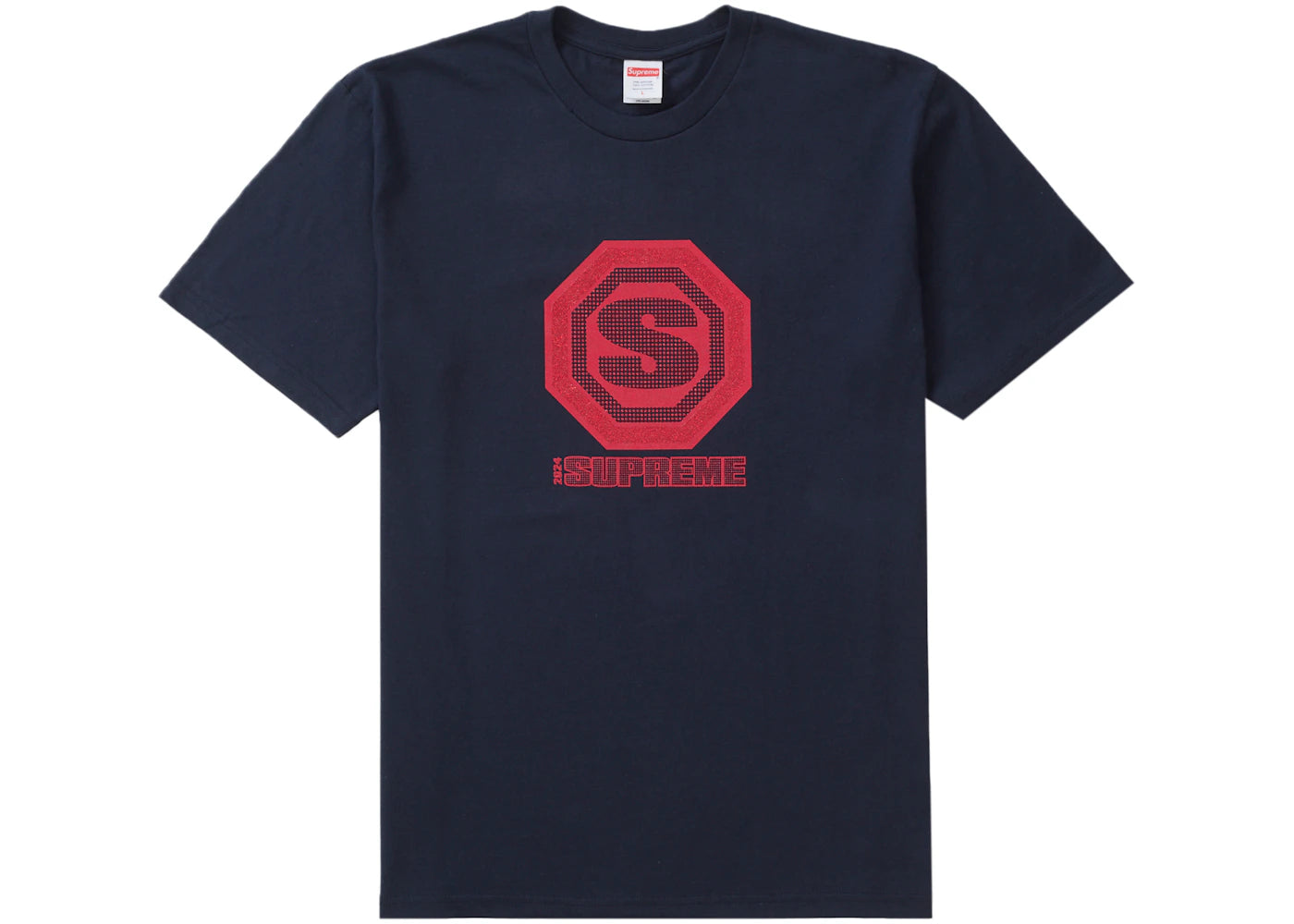 Supreme Blockbuster Tee Navy - vue secondaire A