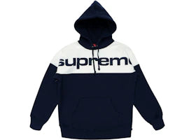 Supreme Blocked Hoodie Black