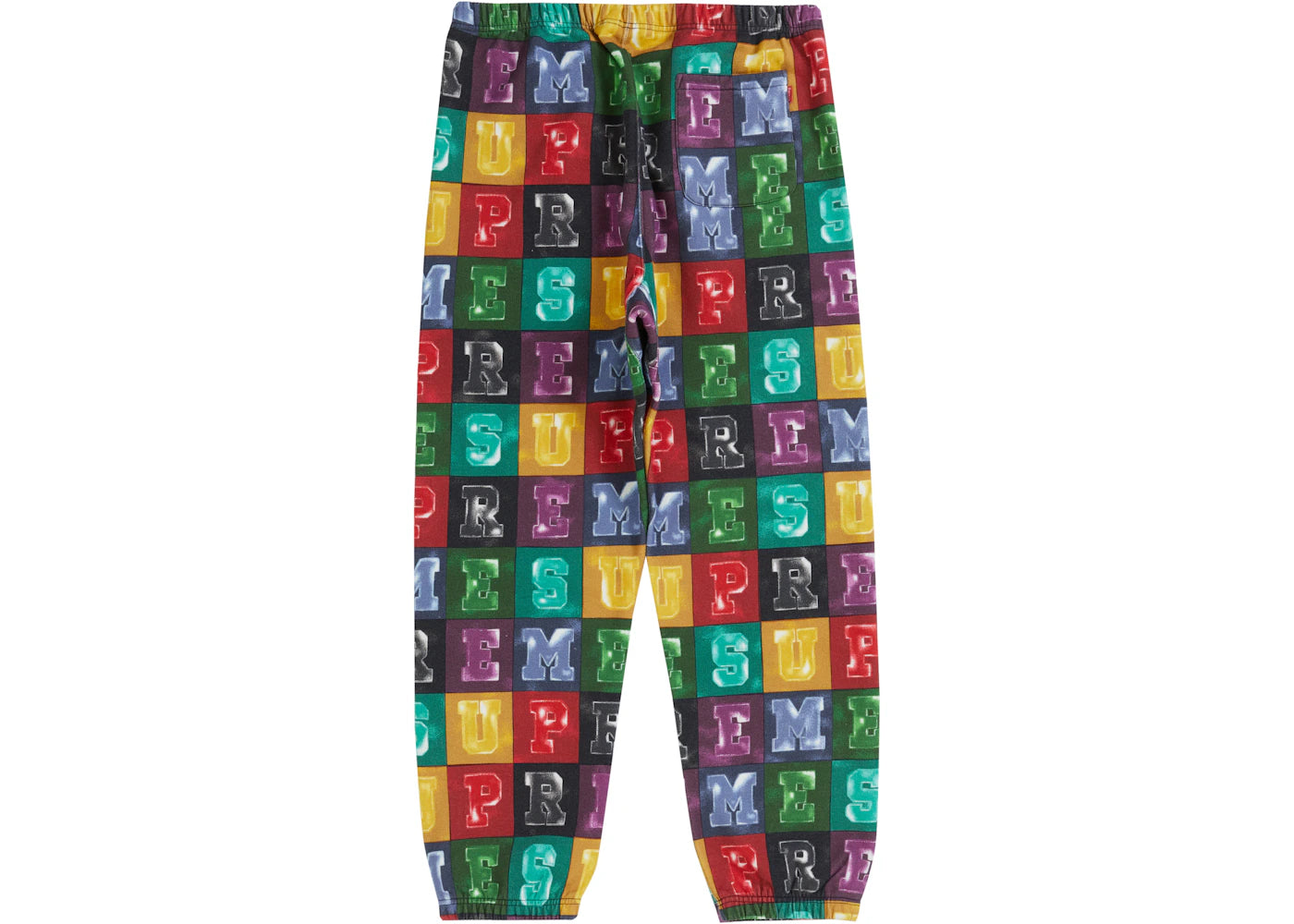 Supreme Blocks Sweatpant Multicolor - vue secondaire B