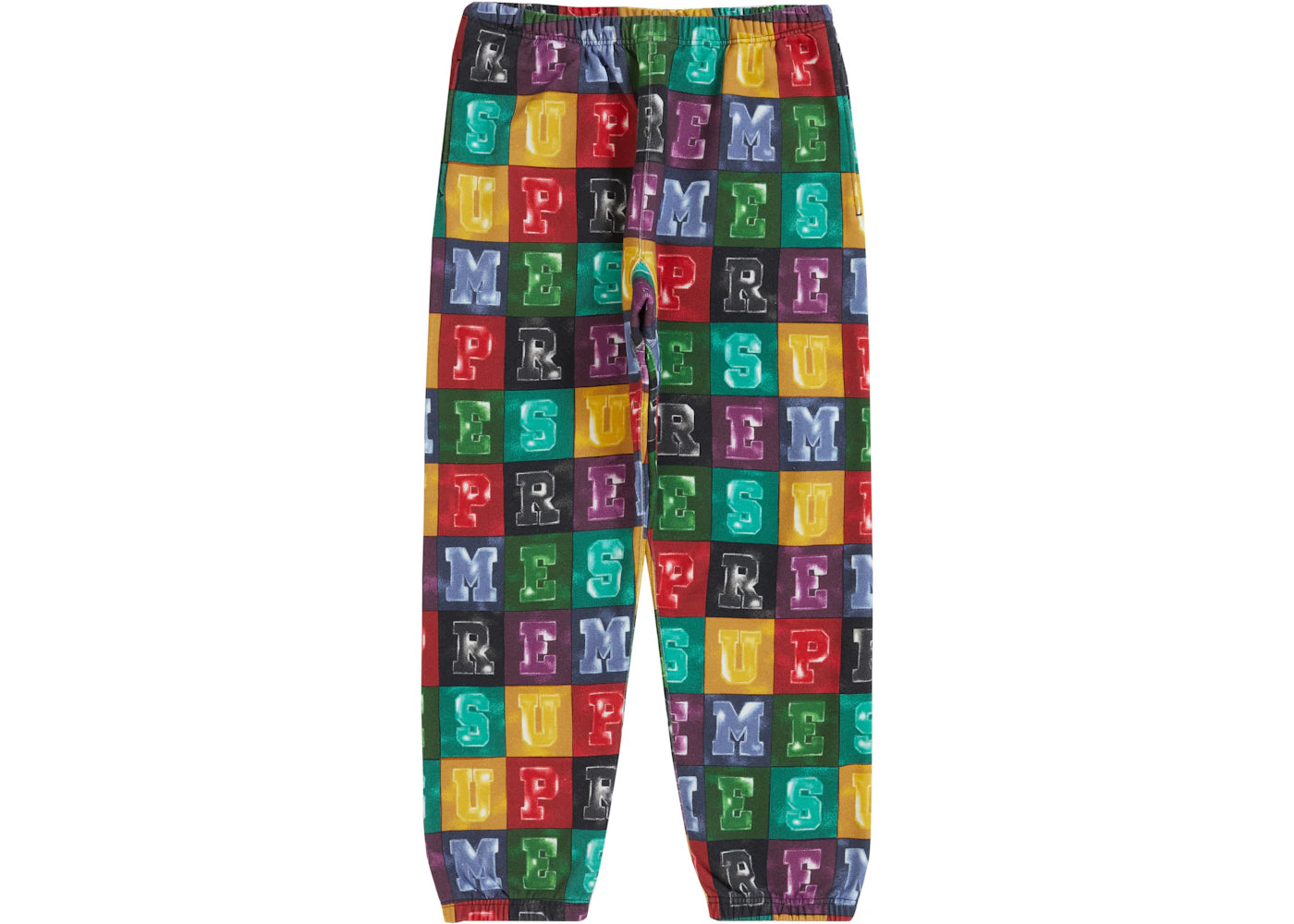 Supreme Blocks Sweatpant Multicolor - vue secondaire A