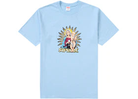 Supreme Blood Tee Powder Blue - vue 360