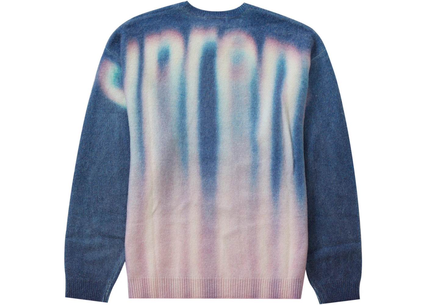 Supreme Blurred Logo Sweater Blue - vue secondaire B