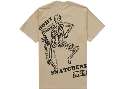 Supreme Body Snatchers Tee Khaki - authentic Supreme product