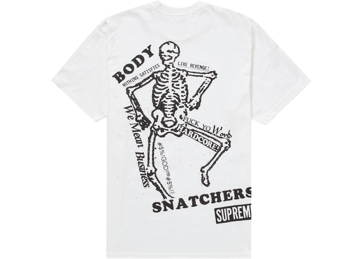 Supreme Body Snatchers Tee White - vue 360