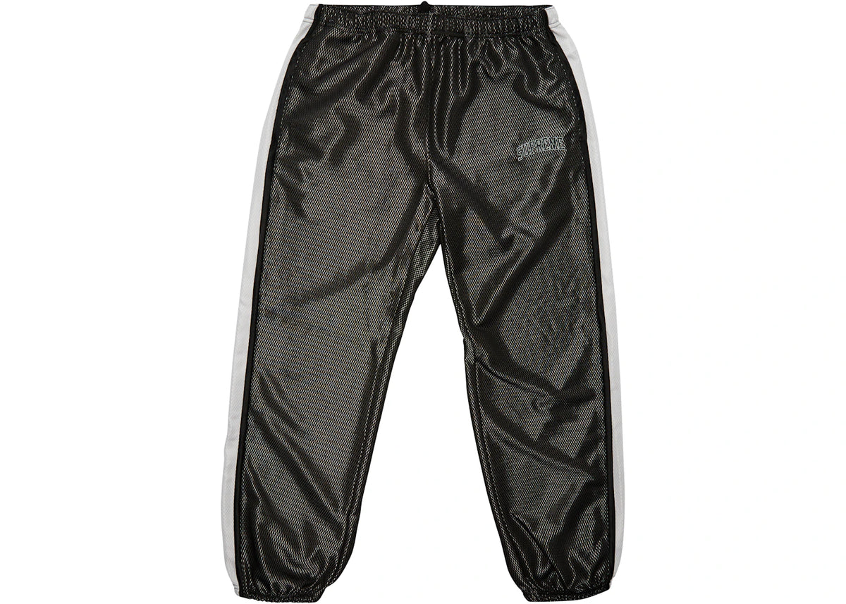 Supreme Bonded Mesh Track Pant Black - vue 360