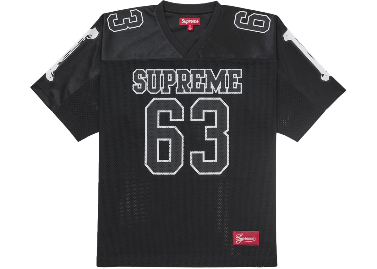 Supreme Bones Football Jersey Black - vue 360