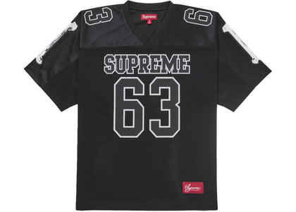 Supreme Bones Football Jersey Black - authentic Supreme apparel