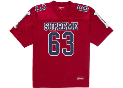 Supreme Bones Football Jersey Red - authentic Supreme apparel