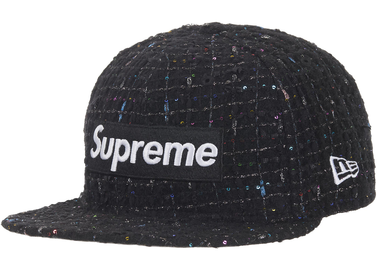 Supreme Boucle Box Logo New Era 59Fifty Fitted Cap Black - vue secondaire B