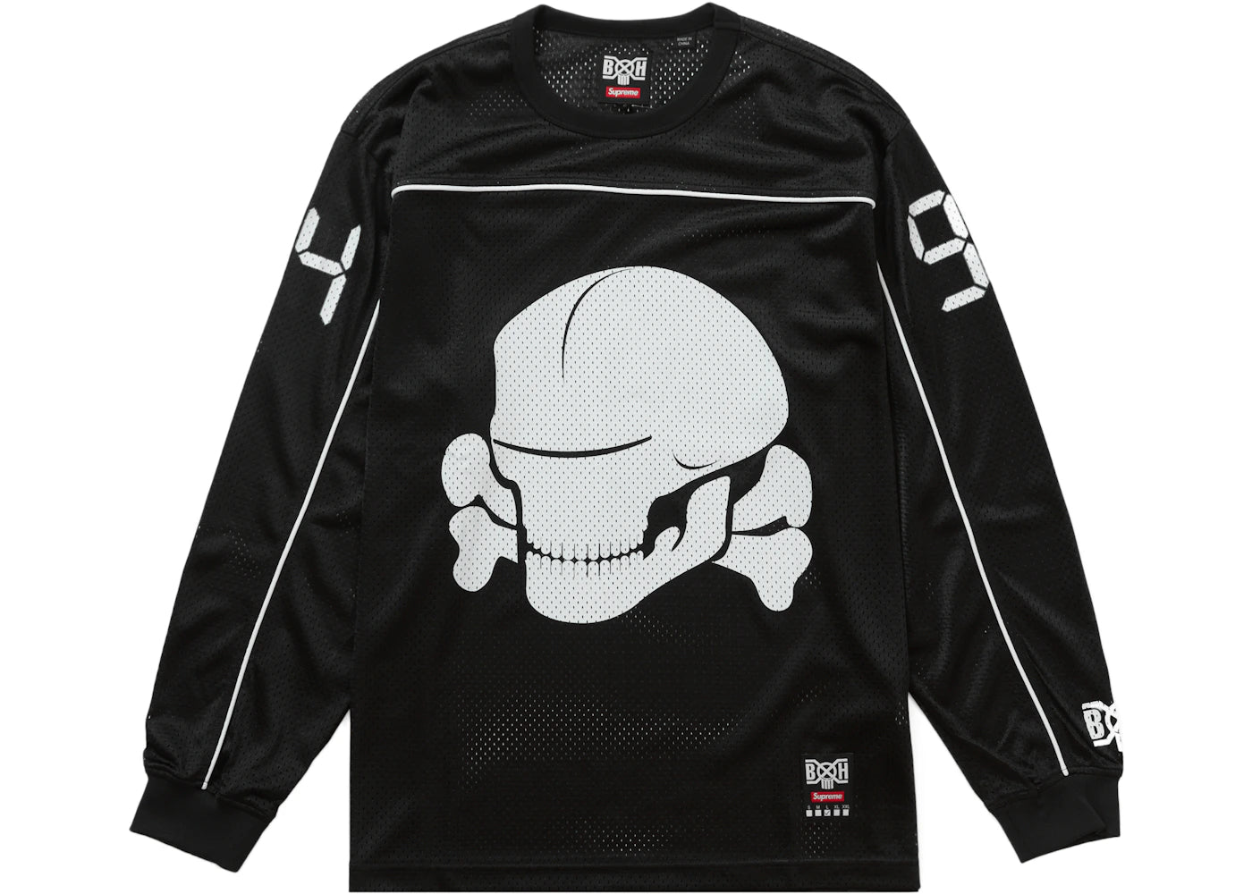 Supreme Bounty Hunter Mesh Moto Jersey Black - vue secondaire A