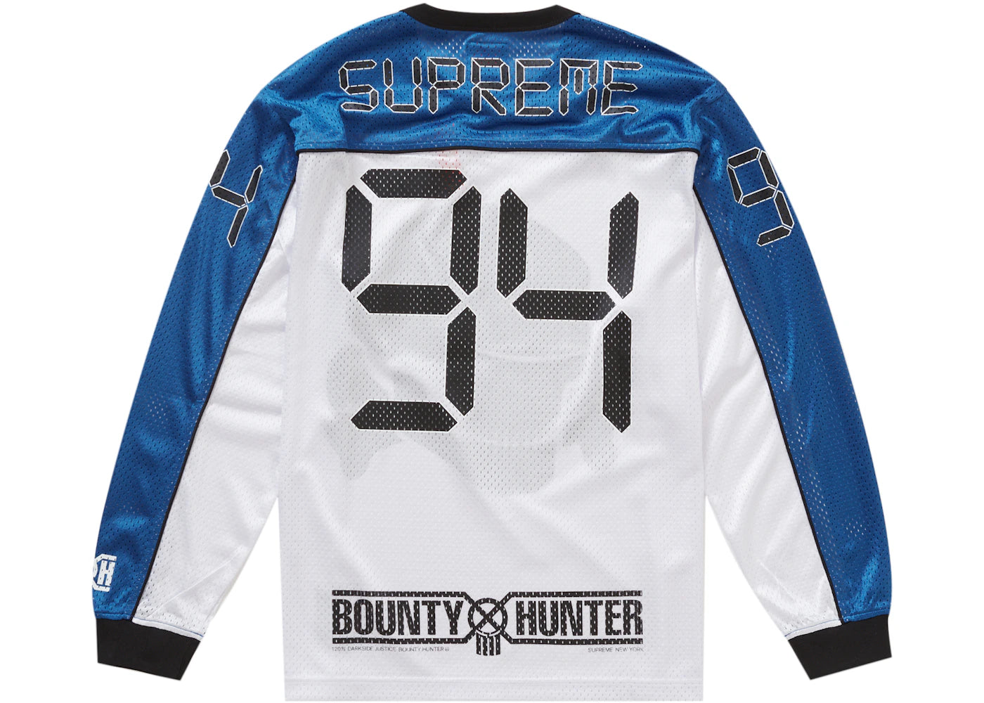 Supreme Bounty Hunter Mesh Moto Jersey White - vue secondaire B