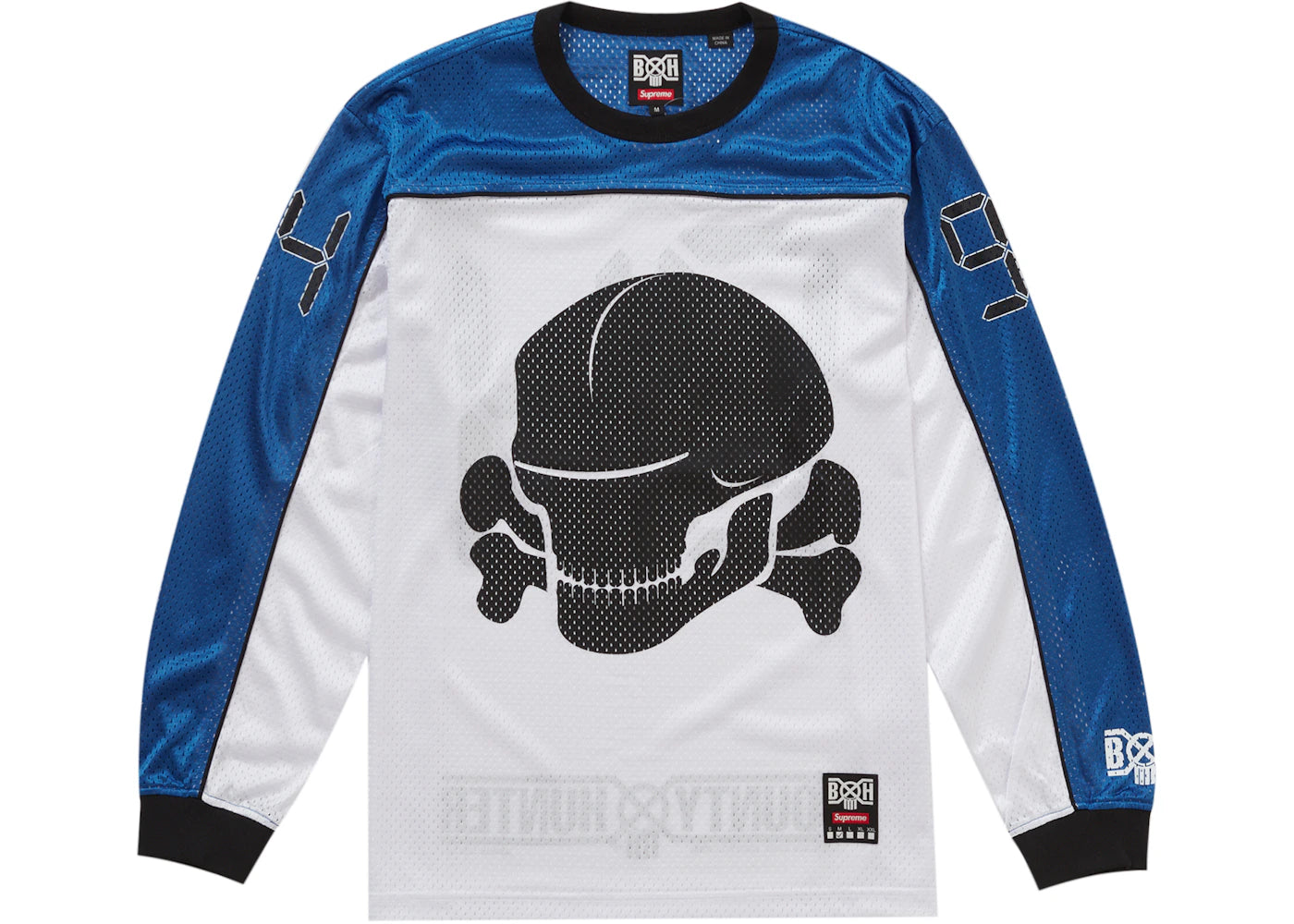 Supreme Bounty Hunter Mesh Moto Jersey White - vue secondaire A