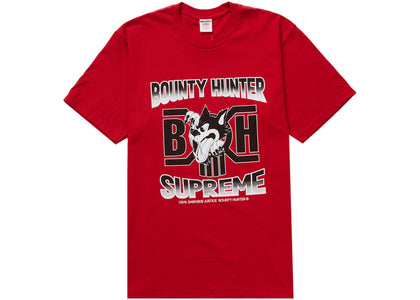 Supreme Bounty Hunter Wolf Tee Red - authentic Supreme product