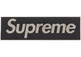 Supreme Box Logo Car Emblem Black