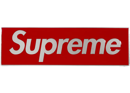 Supreme Box Logo Car Emblem Red - product view 2
