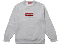 Supreme Box Logo Crewneck (FW18) Ash Grey