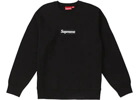 Supreme Box Logo Crewneck (FW18) Black - vue 360