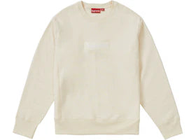 Supreme Box Logo Crewneck (FW18) Natural - vue 360
