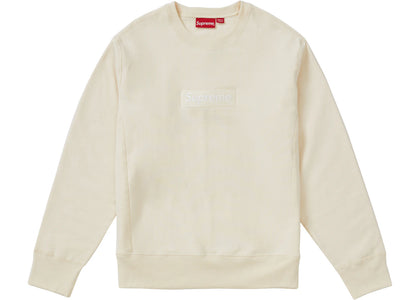 Supreme Box Logo Crewneck (FW18) Natural - product view 2
