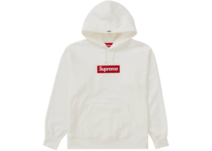 Supreme Box Logo Hooded Sweatshirt (FW21) White - authentic Supreme apparel