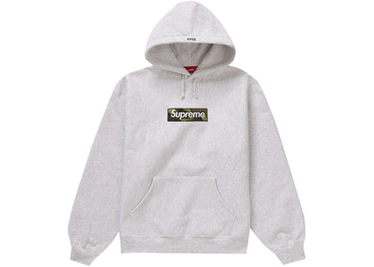Supreme Box Logo Hooded Sweatshirt (FW23) Ash Grey sneakers - authentic Supreme shoes